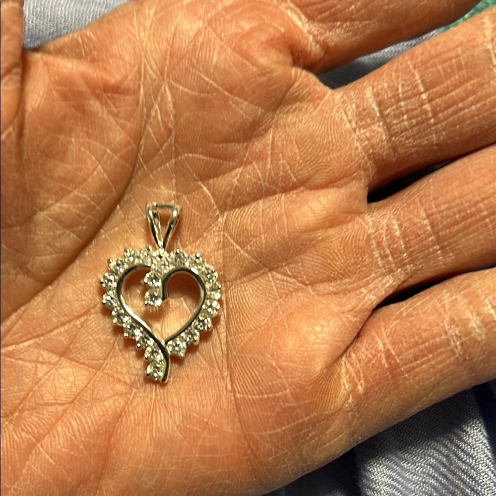 Intricate Silver Heart Necklace